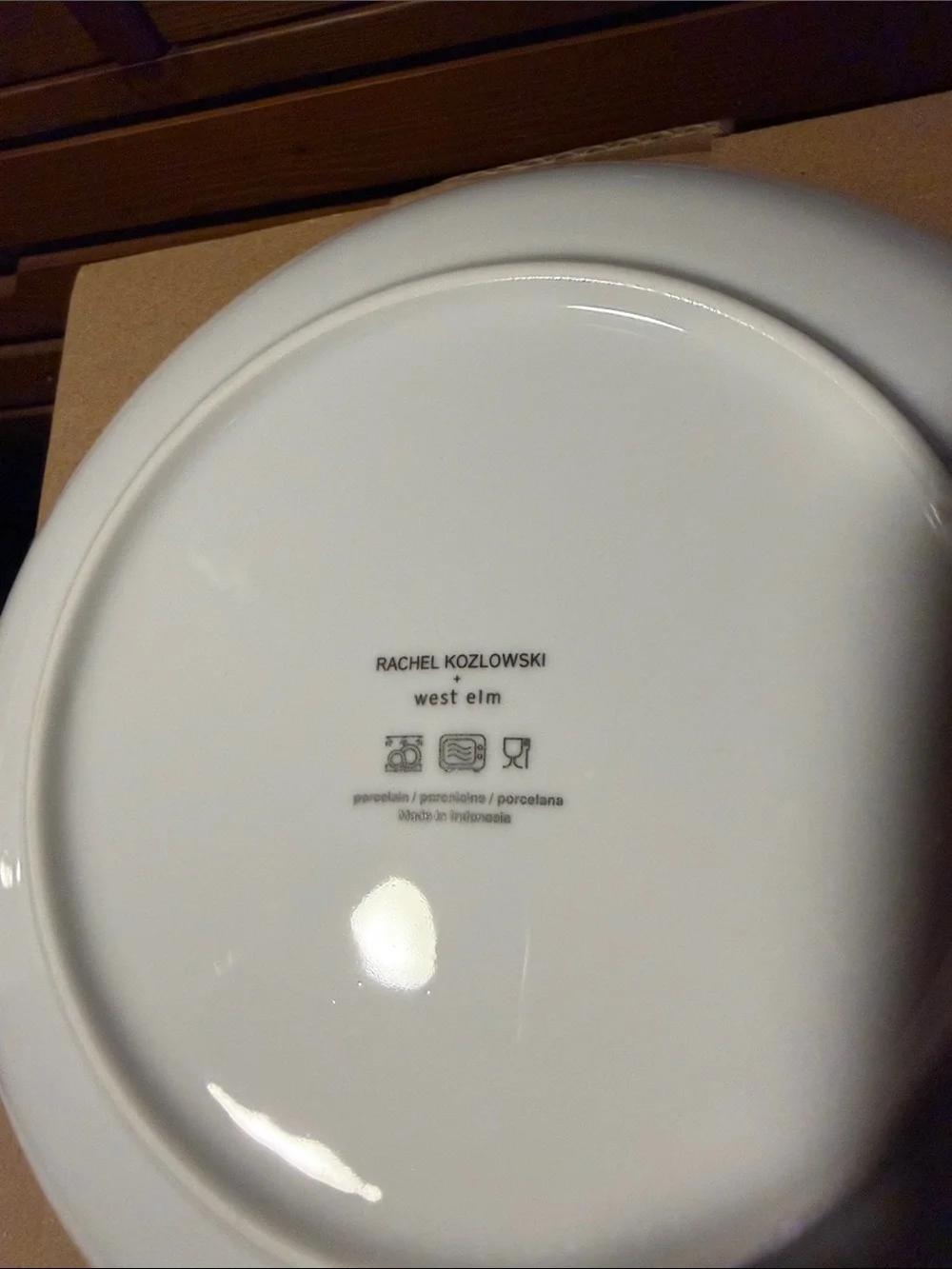 West Elm White Porcelain Rachel Kozlowski Dapper Set of 5 Halloween Plate’s BNIB